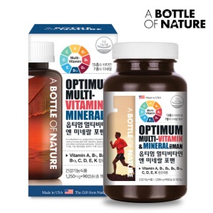 [어바틀] 옵티멈 멀티비타민 앤 포맨 90캡슐 / 1ea 1일1캡슐(3개월분)