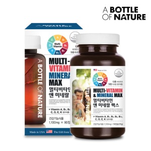 [어바틀] 멀티비타민 앤 미네랄 맥스 90캡슐 / 1ea 1일1캡슐(3개월분)