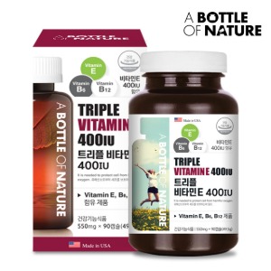 [어바틀] 트리플 비타민E 400IU 90캡슐 / 1ea 1일1캡슐(3개월분)