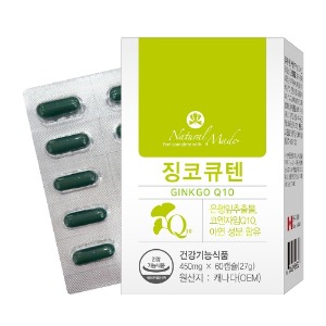 네츄럴메이드 징코큐텐 / 450mg x 60캡슐 (2개월분)