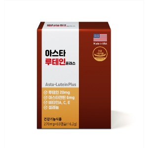 [닥터닥터스]아스타 루테인 플러스 (270mg x 60캡슐) / 마리골드꽃추출물 아스타잔틴 눈건강 눈노화
